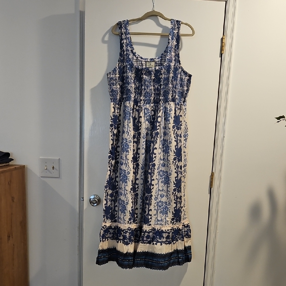 Tuckernuck Bondi Blues Cotton Voile Dress